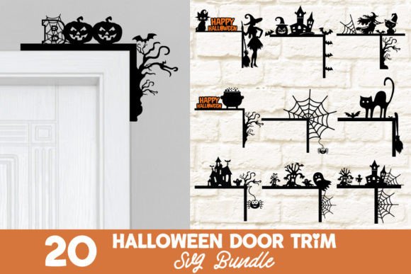 Halloween Door Trim SVG Bundle