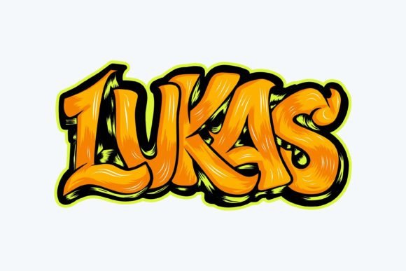 Lukas: Graffiti Lettering for Embroidery
