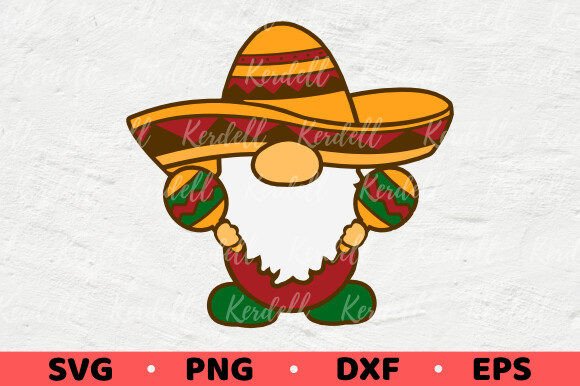 Mexican Gnome, Happy Cinco De Mayo Gnome