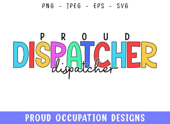 Proud Dispatcher Profession Design SVG